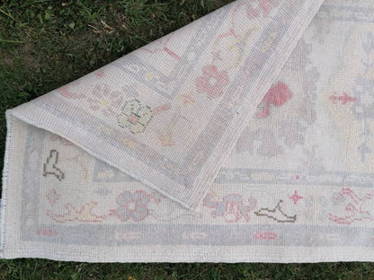 3 x 13 oushak runner rug, handmade wool turkish rug, vintage kitchen runner, long runner rugs