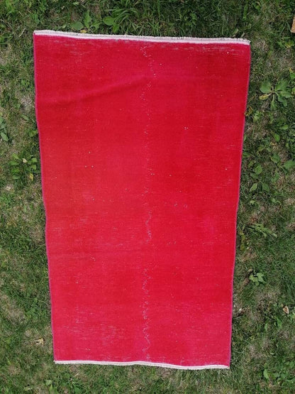 Turkish rug 2.4 x 4 handmade wool rug,