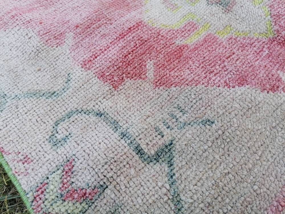 2.7 x 10 Vintage turkish runner, runner rug,hallway runner  vintage runner rug