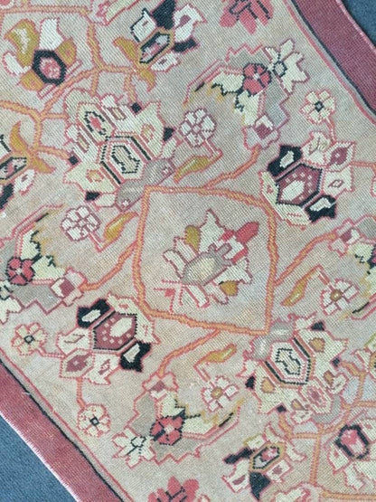 Runner rug 2.2 x 6.2 vintage wool runner rug, handmade vintage rug, hallway runner rug