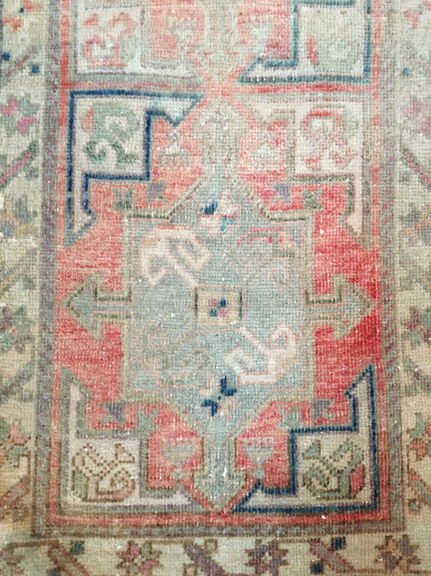 1.7 x 3.6 turkish small rug, vintage bathroom rug, oushak bedroom rug,