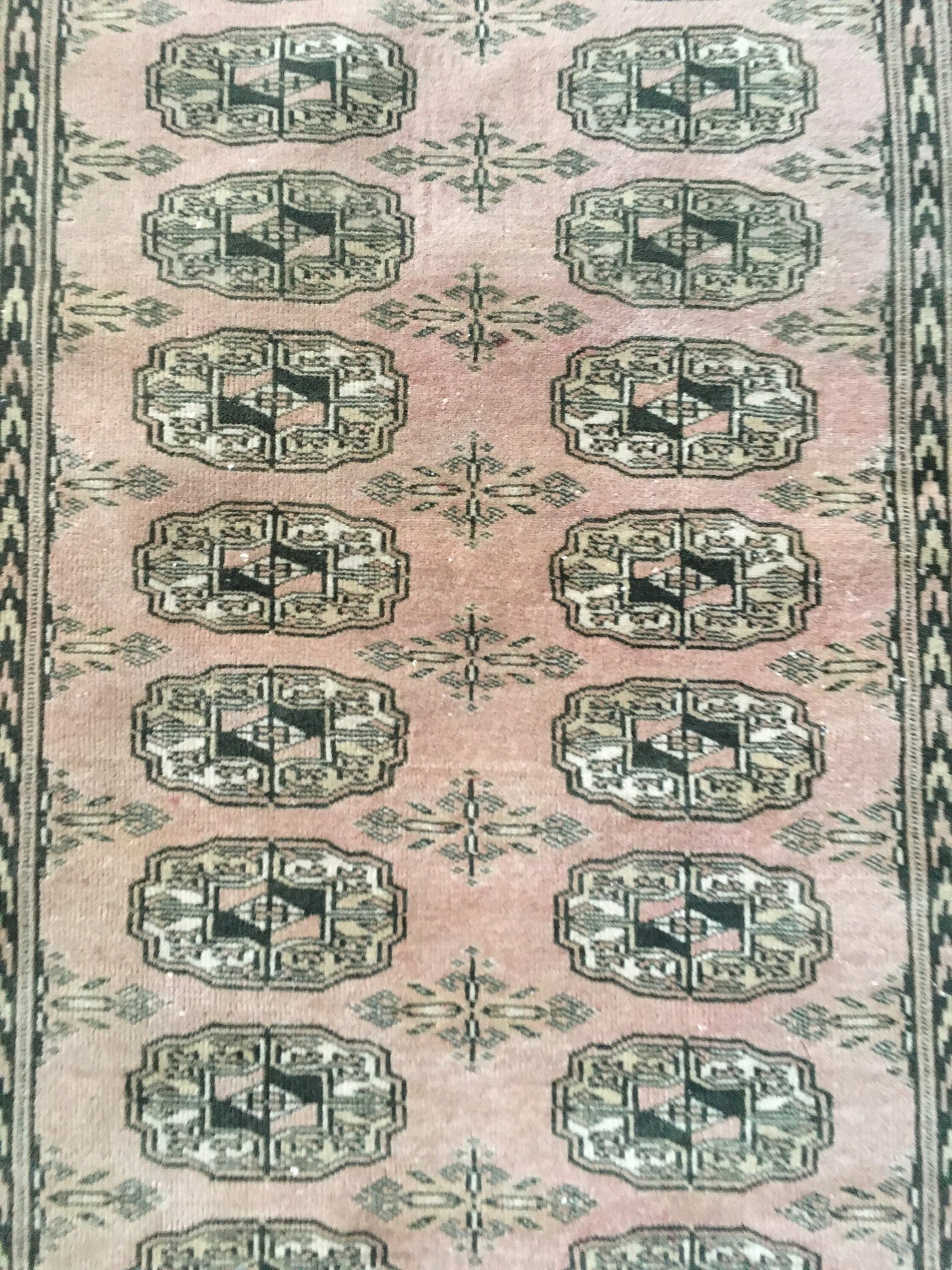 3x4 feet faded vintage small rug, natural black wool rug, morracon oushak handmade small rug, living room persian small rug, bedroom rug